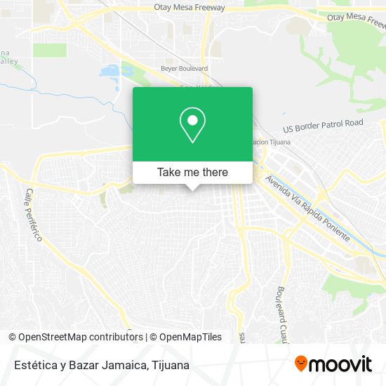 Mapa de Estética y Bazar Jamaica