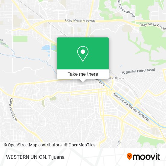 Mapa de WESTERN UNION