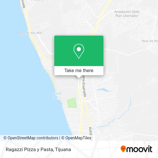 Ragazzi Pizza y Pasta map