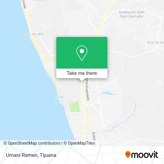 Umani Ramen map