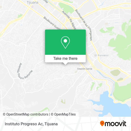 Instituto Progreso Ac map