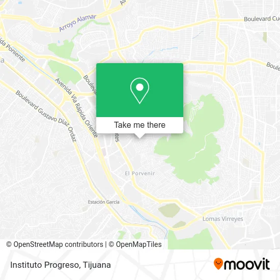 Mapa de Instituto Progreso