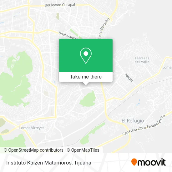Mapa de Instituto Kaizen Matamoros
