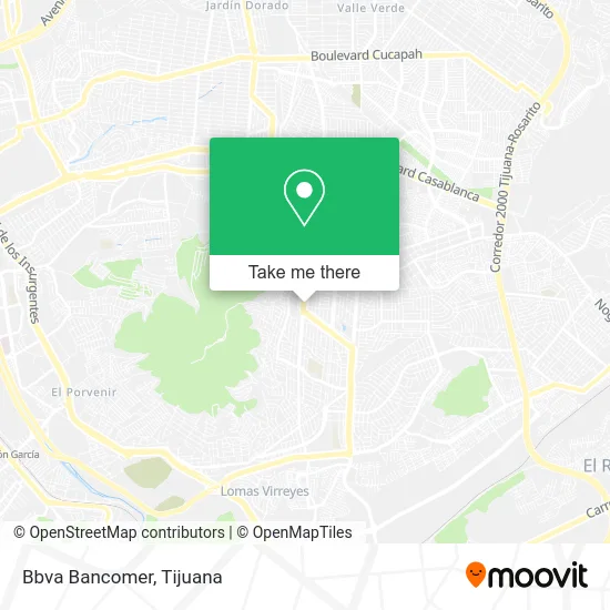 Bbva Bancomer map