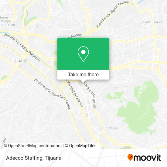 Mapa de Adecco Staffing