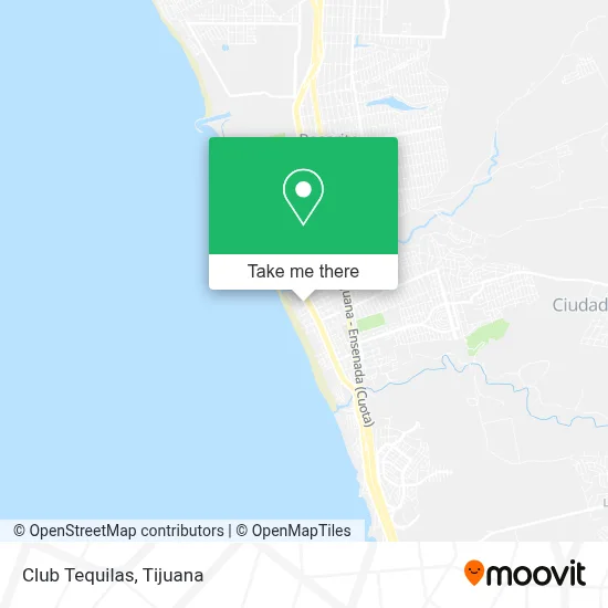 Club Tequilas map