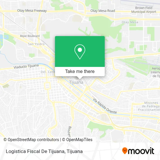 Logistica Fiscal De Tijuana map