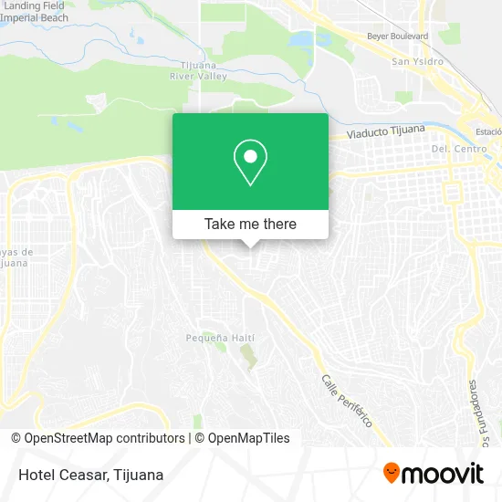 Hotel Ceasar map