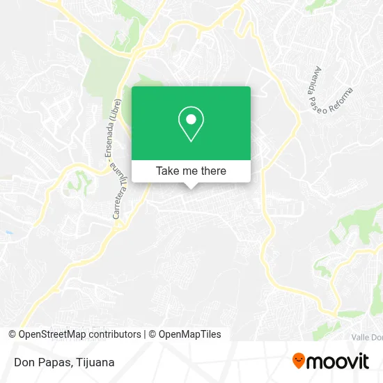 Don Papas map