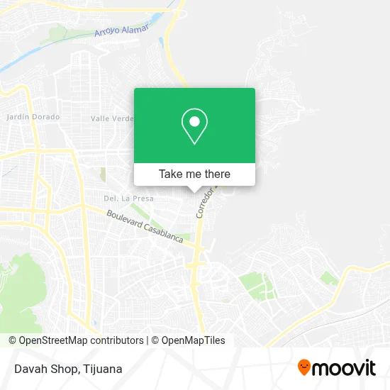 Davah Shop map