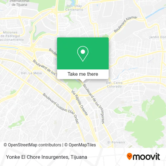 Yonke El Chore Insurgentes map