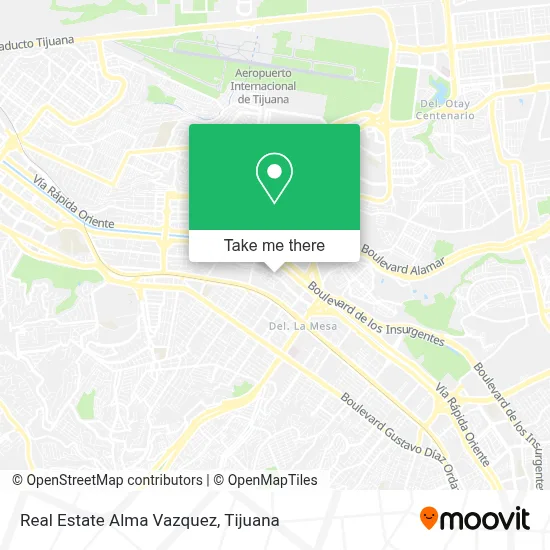Real Estate Alma Vazquez map