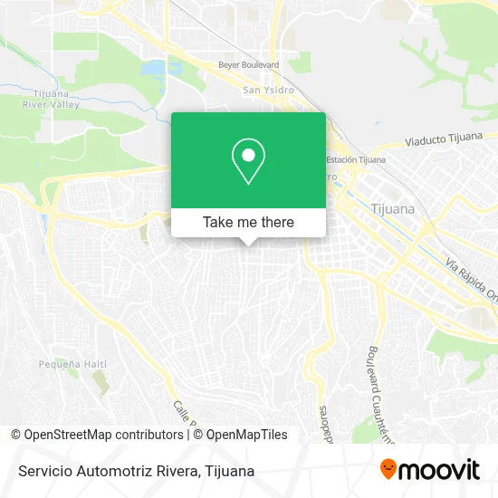 Servicio Automotriz Rivera map