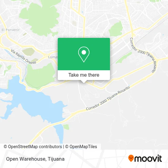 Open Warehouse map