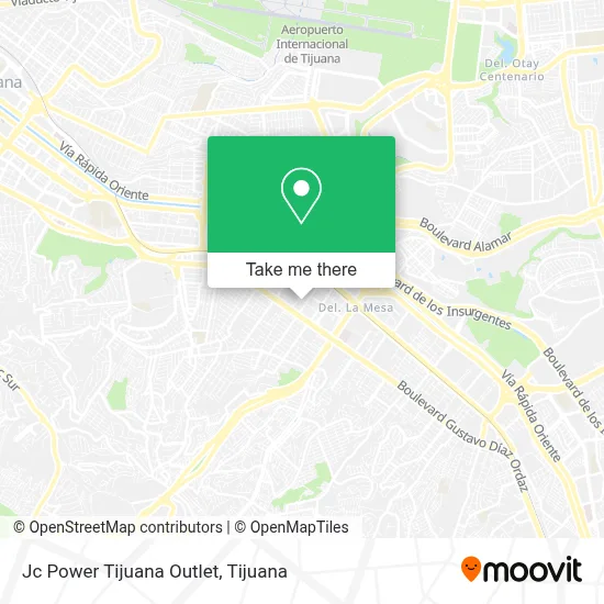 Jc Power Tijuana Outlet map