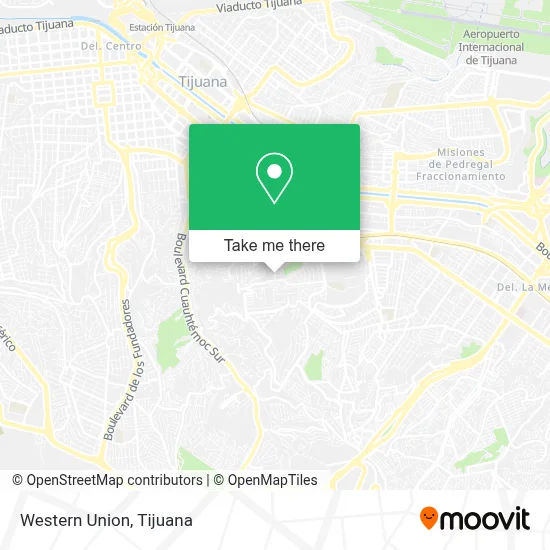 Western Union map