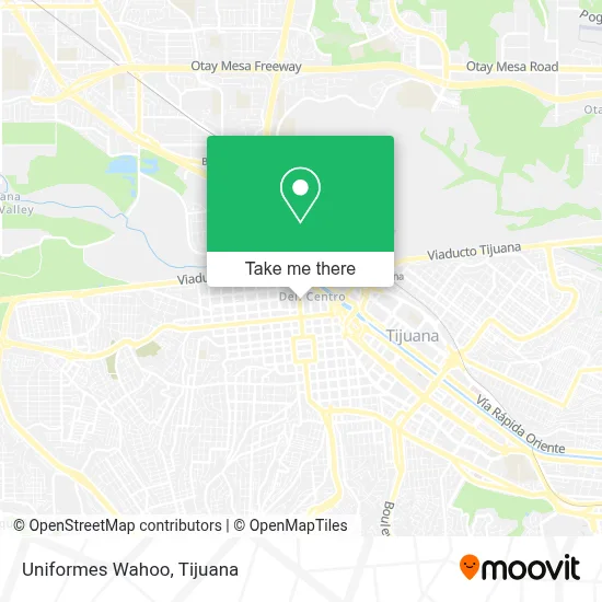 Uniformes Wahoo map