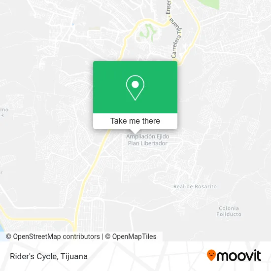 Rider's Cycle map