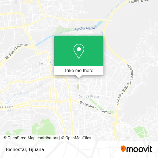 Bienestar map