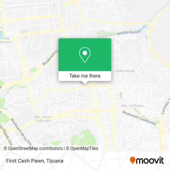 First Cash Pawn map