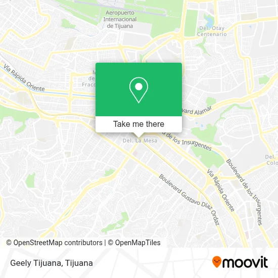 Geely Tijuana map