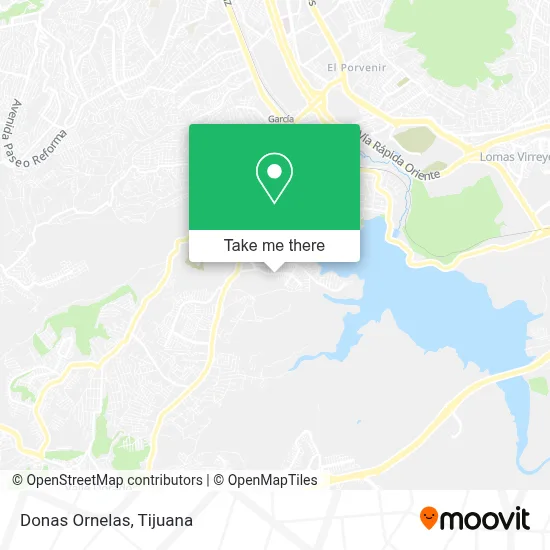 Donas Ornelas map