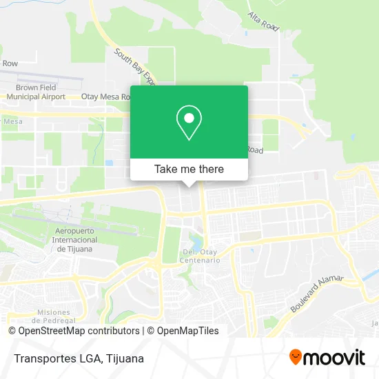 Transportes LGA map