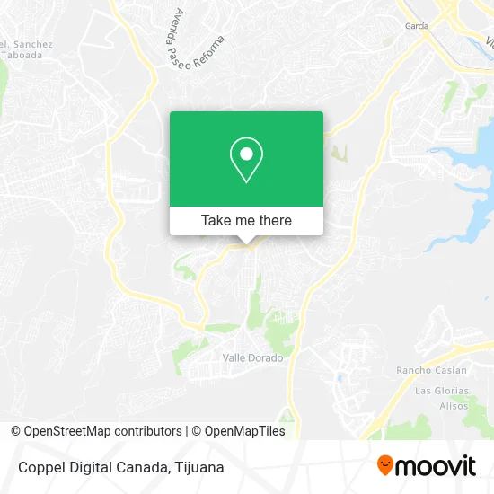 Coppel Digital Canada map