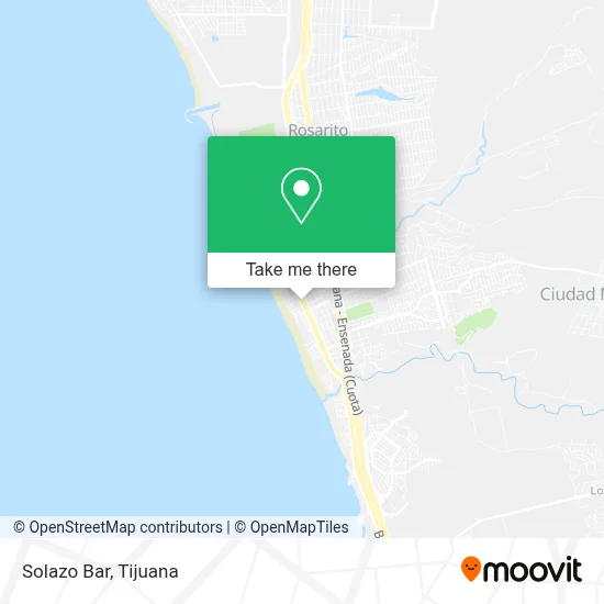 Solazo Bar map
