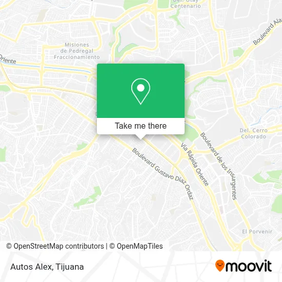Autos Alex map