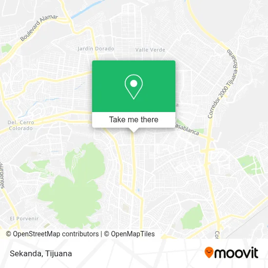 Sekanda map