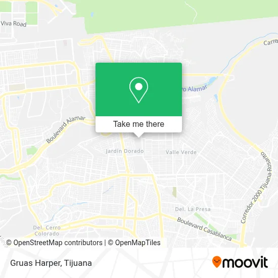 Gruas Harper map