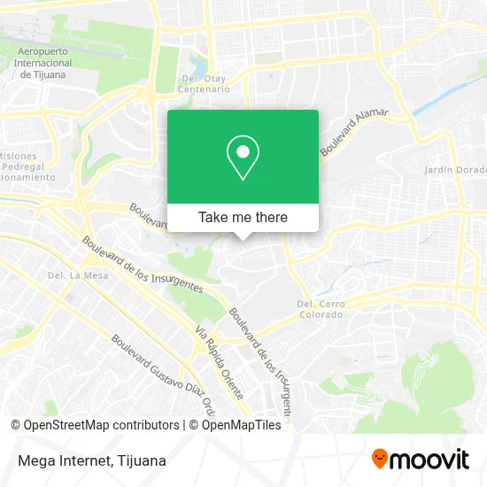 Mega Internet map