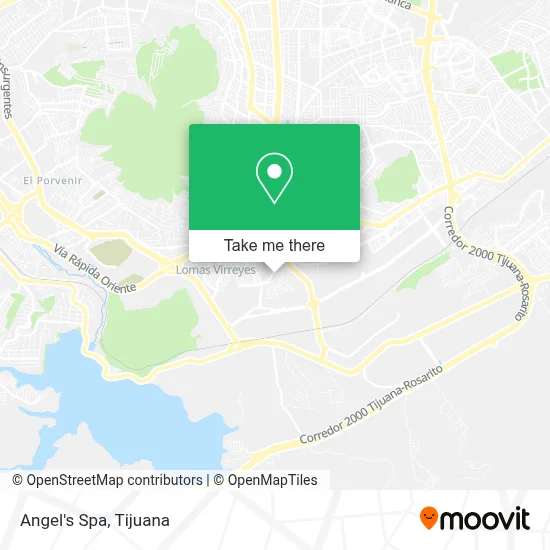Angel's Spa map