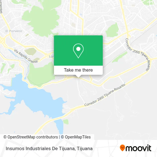 Insumos Industriales De Tijuana map