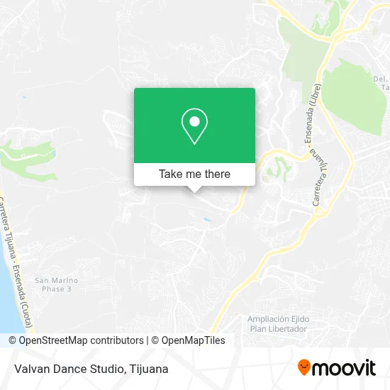 Valvan Dance Studio map