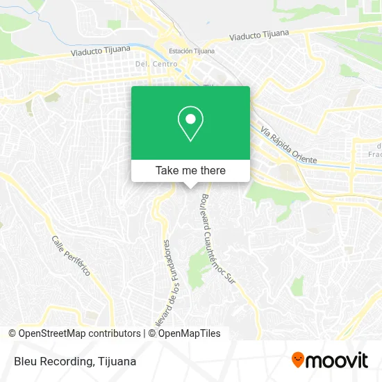 Bleu Recording map