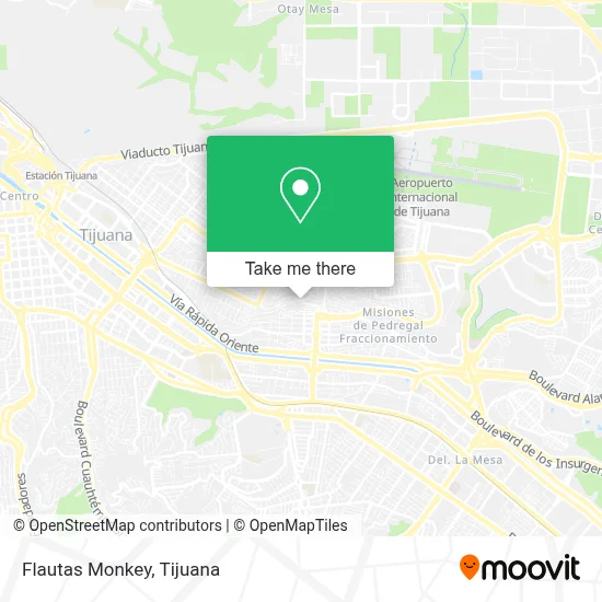 Flautas Monkey map