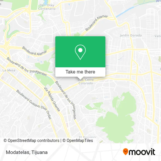 Modatelas map