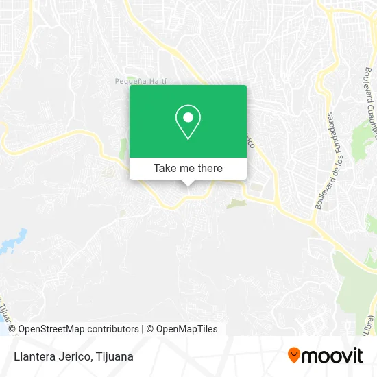 Llantera Jerico map