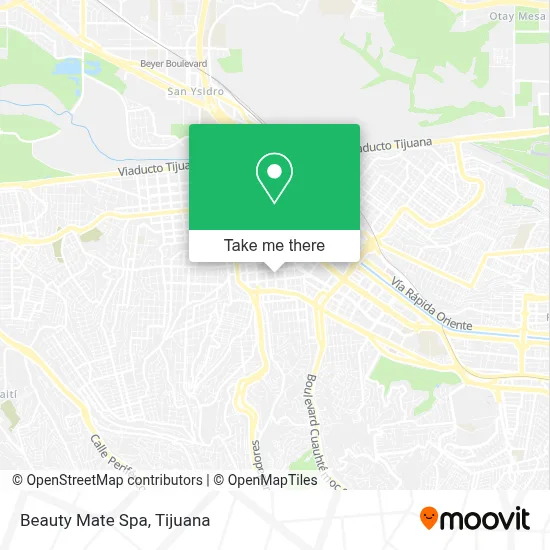 Beauty Mate Spa map