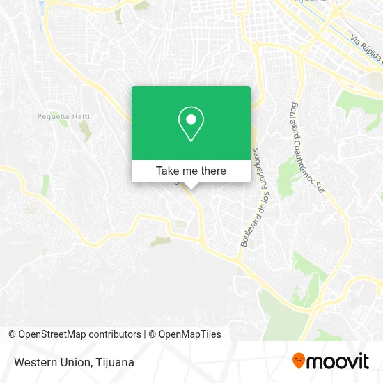Western Union map