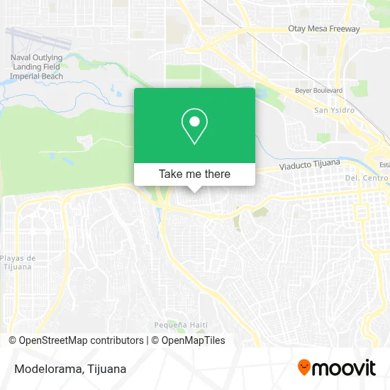 Modelorama map