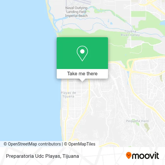 Preparatoria Udc Playas map