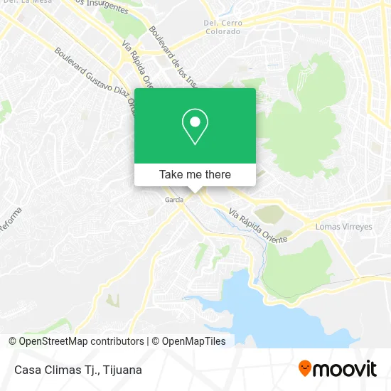 Casa Climas Tj. map