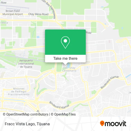 Fracc Vista Lago map
