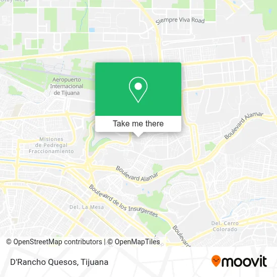 D'Rancho Quesos map