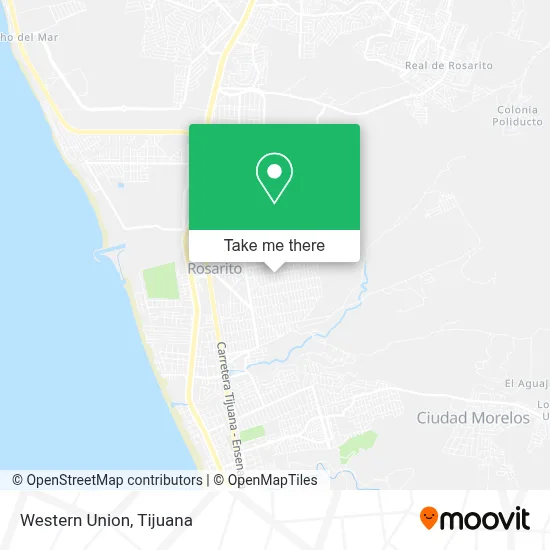 Western Union map