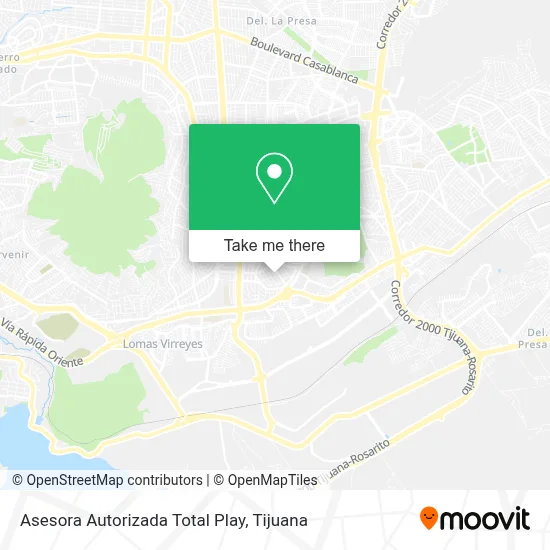 Asesora Autorizada Total Play map