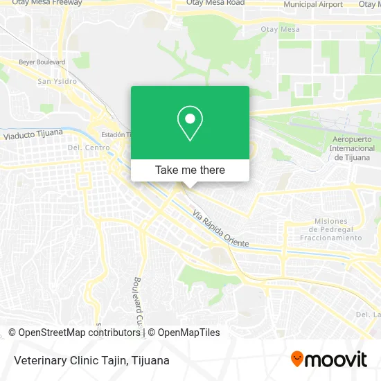 Veterinary Clinic Tajin map